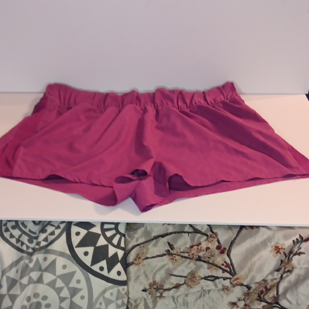 Pink Casual Shorts